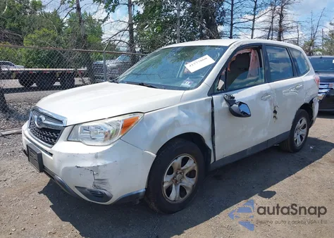 2015 Subaru Forester 2.5I from USA, damaged, VIN JF2SJAAC1FH586739